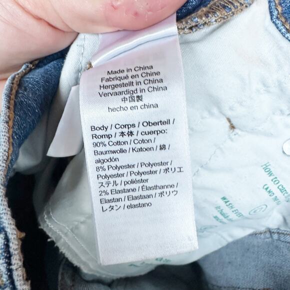 J. Crew 10" vintage Slim-Straight Jean in Misty Surf Wash sz 26 - Picture 9 of 13